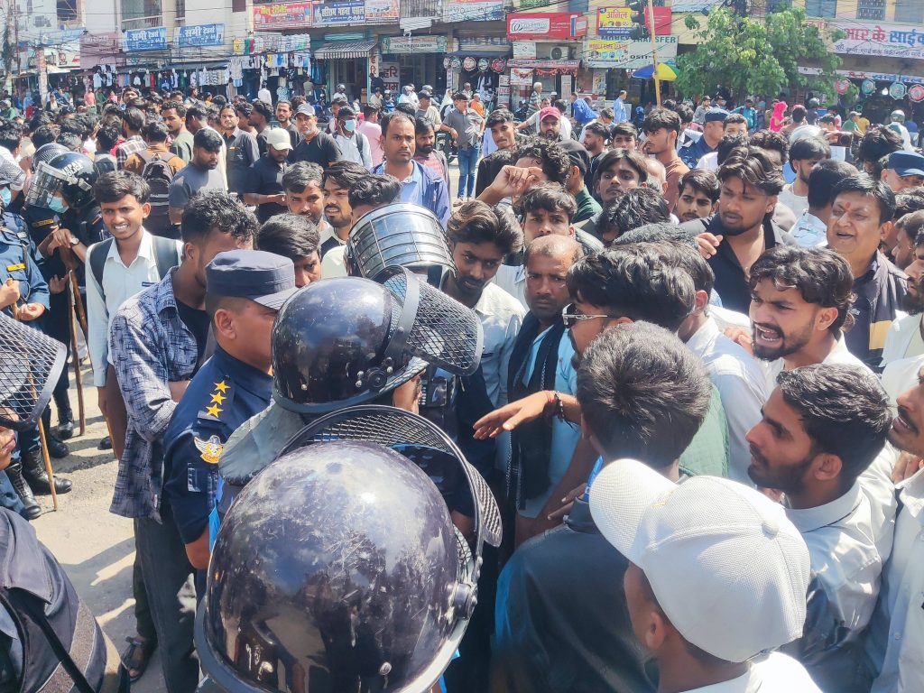 Hari Khetan 12 Student Protest Birgunj 2082 (4)