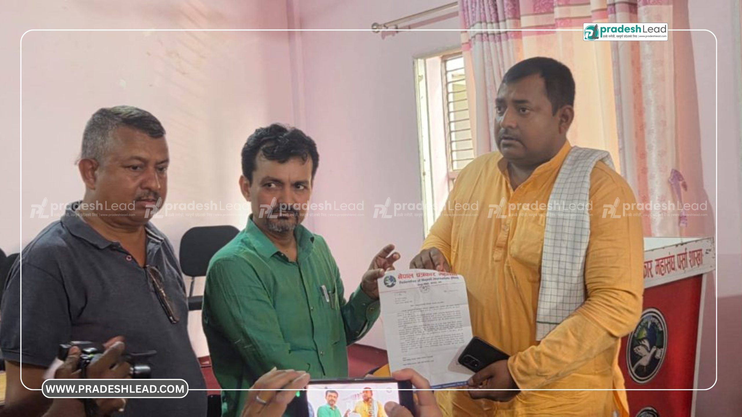 Federation of Nepali Journalists Parsa Demands Documents from Former Chair Anup Tiwari